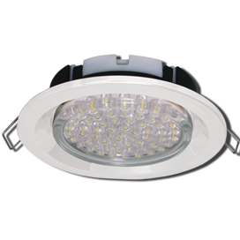Ecola GX53 FT3225 светильник встраиваемый глубокий лёгкий белый 27x109