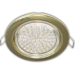 Ecola GX53 H4 Downlight without reflector_gold (светильник) 38x106 - 10 pack(0мб/2/3/4)